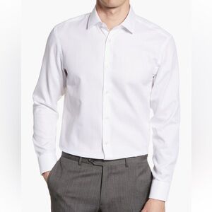 Boss Marley Sharp Fit Shirt in White Size 16.5 36/37
